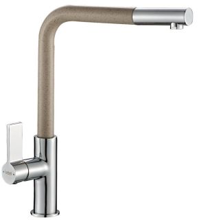 Смеситель для кухни Haiba HB70501-14 бежевый/хром